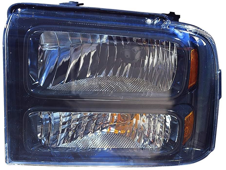 Phare avant côté conducteur pour Ford F450 2005-2007, contour noir, pack Harley-Davidson, haute qualité, FO2502224