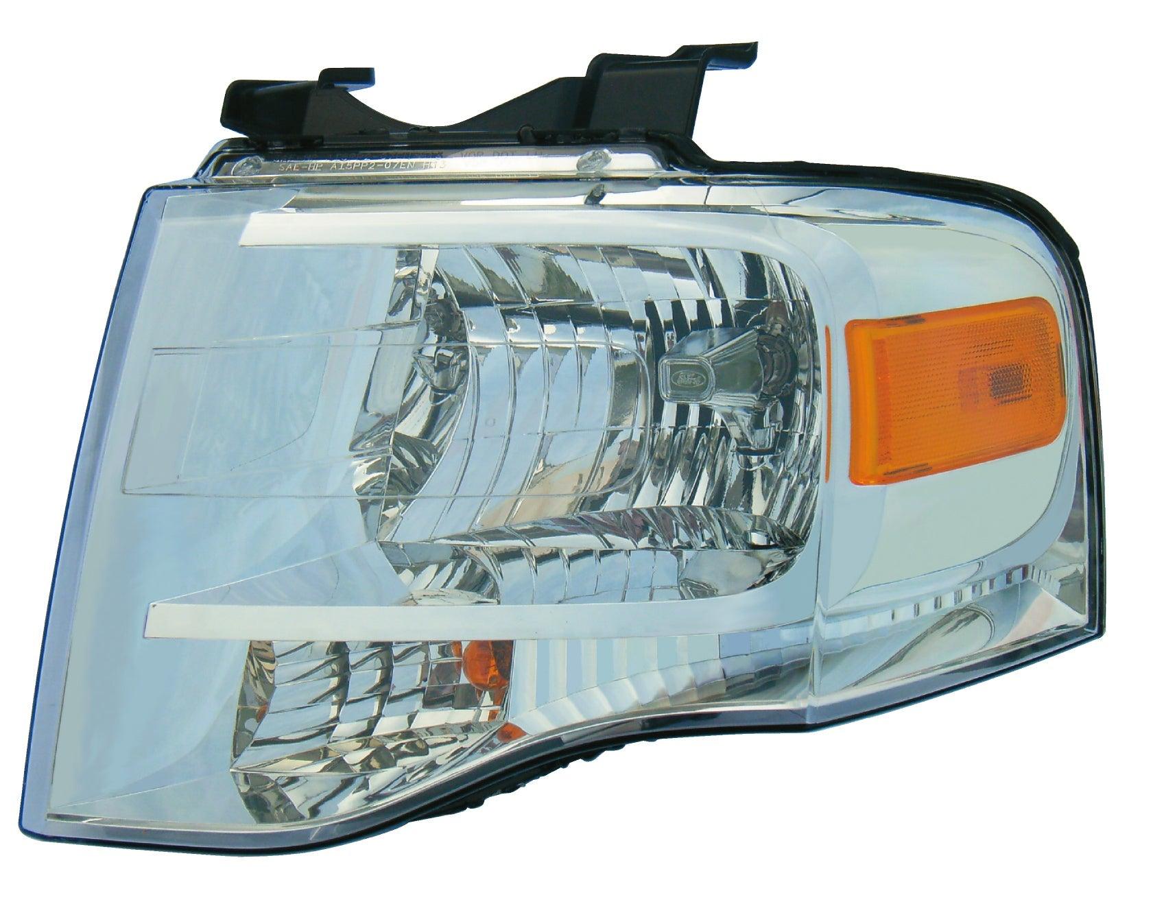 Phare avant côté conducteur pour Ford Expedition 2007-2014, enjoliveur chromé de haute qualité, FO2502226