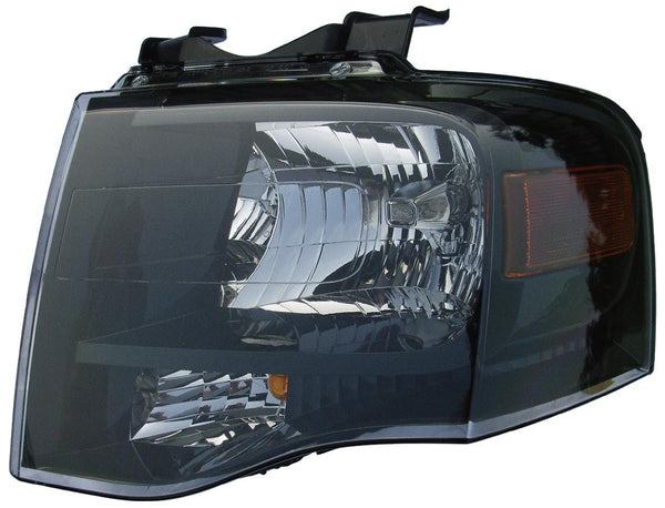 2007-2014 Ford Expedition Head Lamp Driver Side Black Bezel High Quality