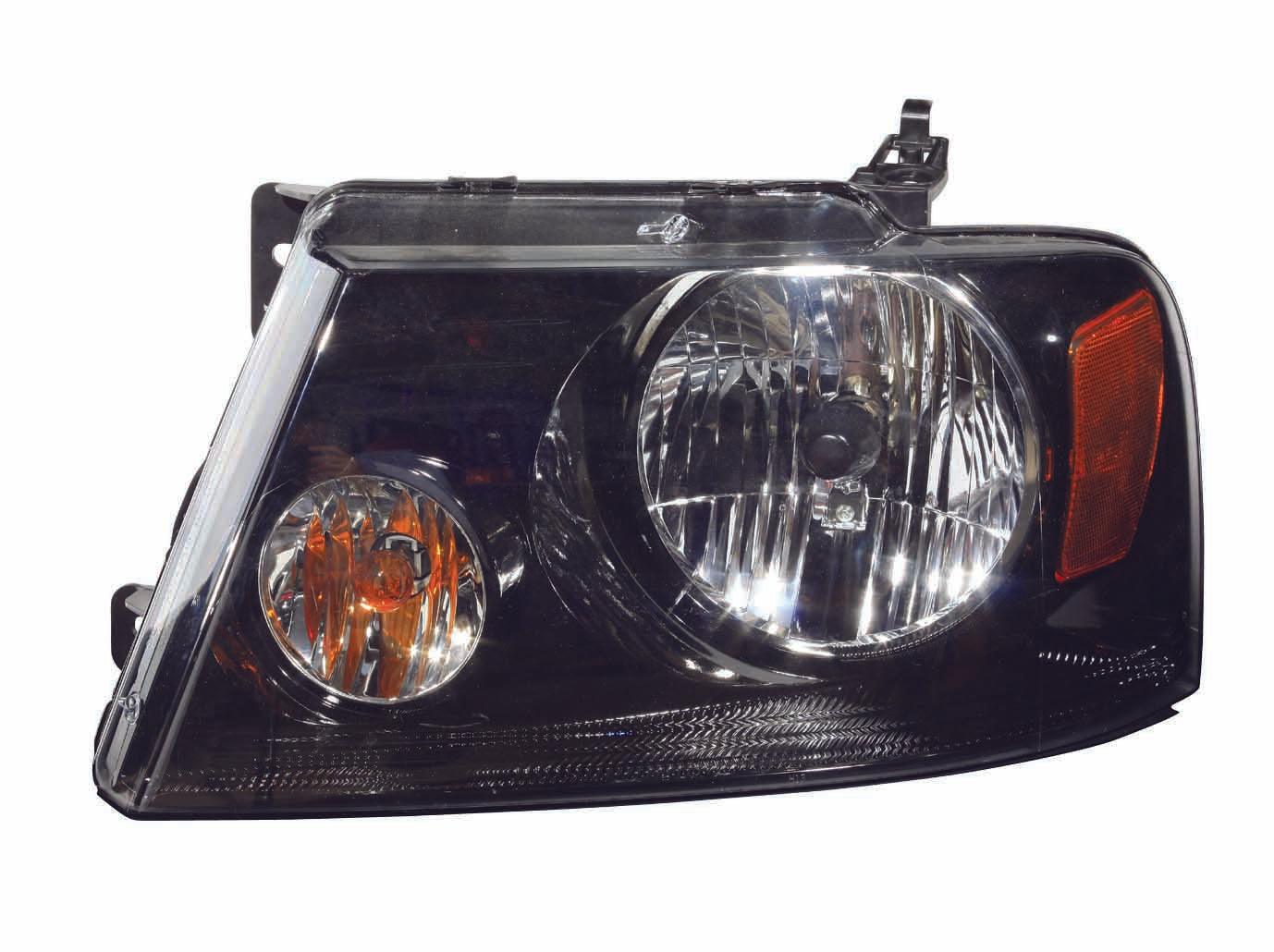Phare avant côté conducteur pour Ford F150 2006-2008 avec contour noir, modèle Harley Davidson, haute qualité, FO2502247