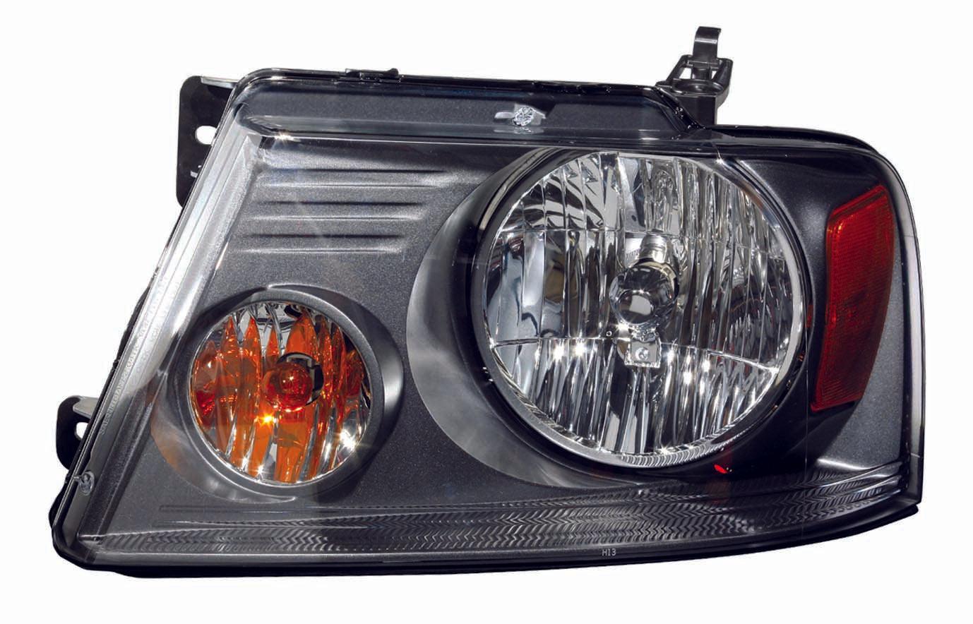 Phare avant côté conducteur pour Ford F150 2007-2008, fond gris moyen, haute qualité, FO2502248