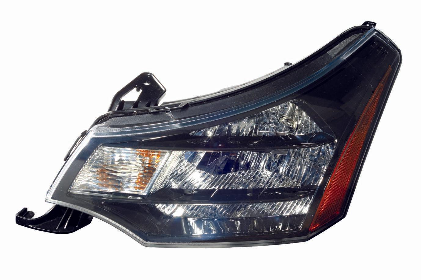 Phare avant côté conducteur pour Ford Focus 2009-2011, finition noire/chrome, coupé 2009-2010/berline SES, référence 45210, haute qualité, FO2502269