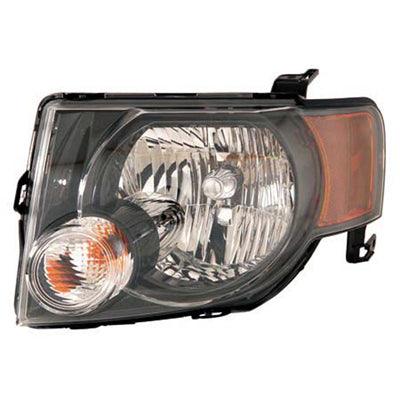 Phare avant côté conducteur pour Ford Escape 2009-2012 avec pack esthétique, contour foncé, haute qualité, FO2502278
