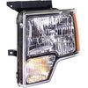 2009-2014 Ford F150 Head Lamp Driver Side Except Harley Davidson Svt With Chrome Trim High Quality