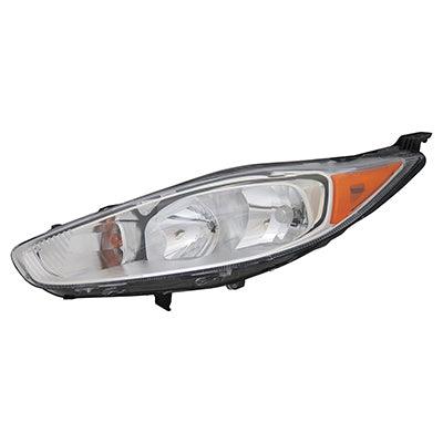 Phare avant gauche (côté conducteur) pour Ford Fiesta Berline 2014-2019, modèle halogène titane haute qualité, FO2502325