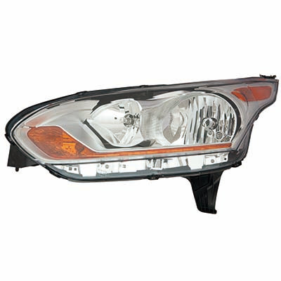 Phare avant côté conducteur Ford Transit Connect 2014-2018, enjoliveur chromé avec lampe adaptative XLT avant OM 14/3/13-14/16-17/WGN Titanium 14-17 Capa, Fo2502326C - Hunt Parts