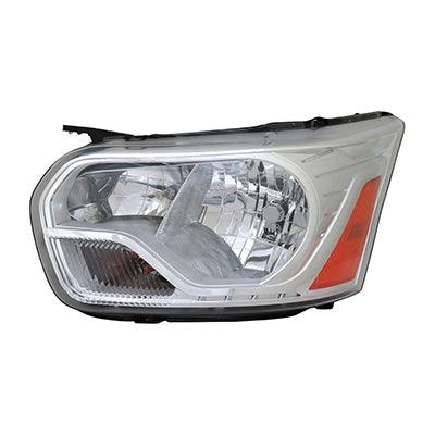 Phare avant gauche (côté conducteur) pour Ford Transit T-150 Cargo 2015-2016 avec garniture chromée, haute qualité, référence 39859, FO2502329