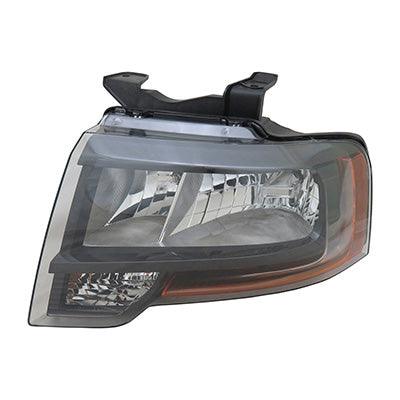 Phare avant côté conducteur pour Ford Expedition 2015-2017, réflecteur noir de haute qualité, FO2502333