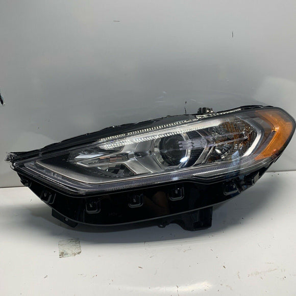 Head Lamp Driver Side Ford Fusion 2017-2020 Halogen With Led Signature Lighting Strip High Quality , FO2502350