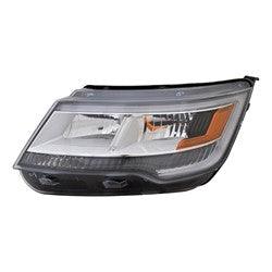 2018-2019 Ford Explorer Limited Head Lamp Driver Side Hid Xlt/Ltd/Platinum Model With Led Signature High Quality