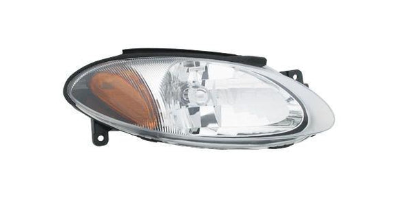 1998-2003 Ford Escort Head Lamp Passenger Side From 8/25/97 High Quality