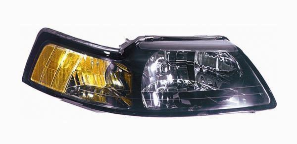2001-2004 Ford Mustang Head Lamp Passenger Side Black Bezel High Quality