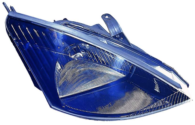 Phare avant côté passager pour Ford Focus SVT 2002-2004 avec pack SVT, enjoliveur noir, haute qualité, référence Fo2503192 - Hunt Parts