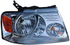Head Lamp Passenger Side Ford F150 2004-2008 With Chrome Trim Capa , Fo2503201C