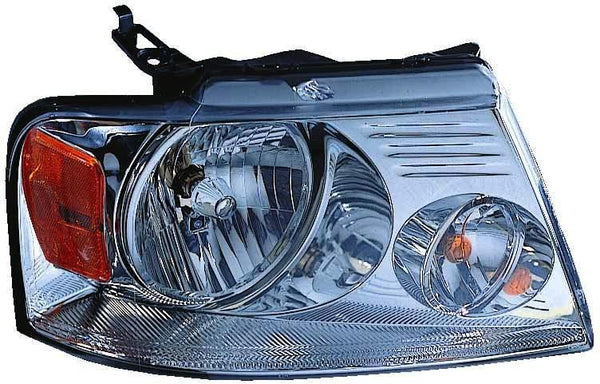 2006 Lincoln Mark Head Lamp Passenger Side With Chrome Trim High Quality