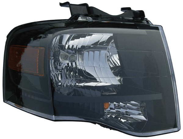 Head Lamp Passenger Side Ford Expedition 2007-2014 Black Bezel Capa , Fo2503227C