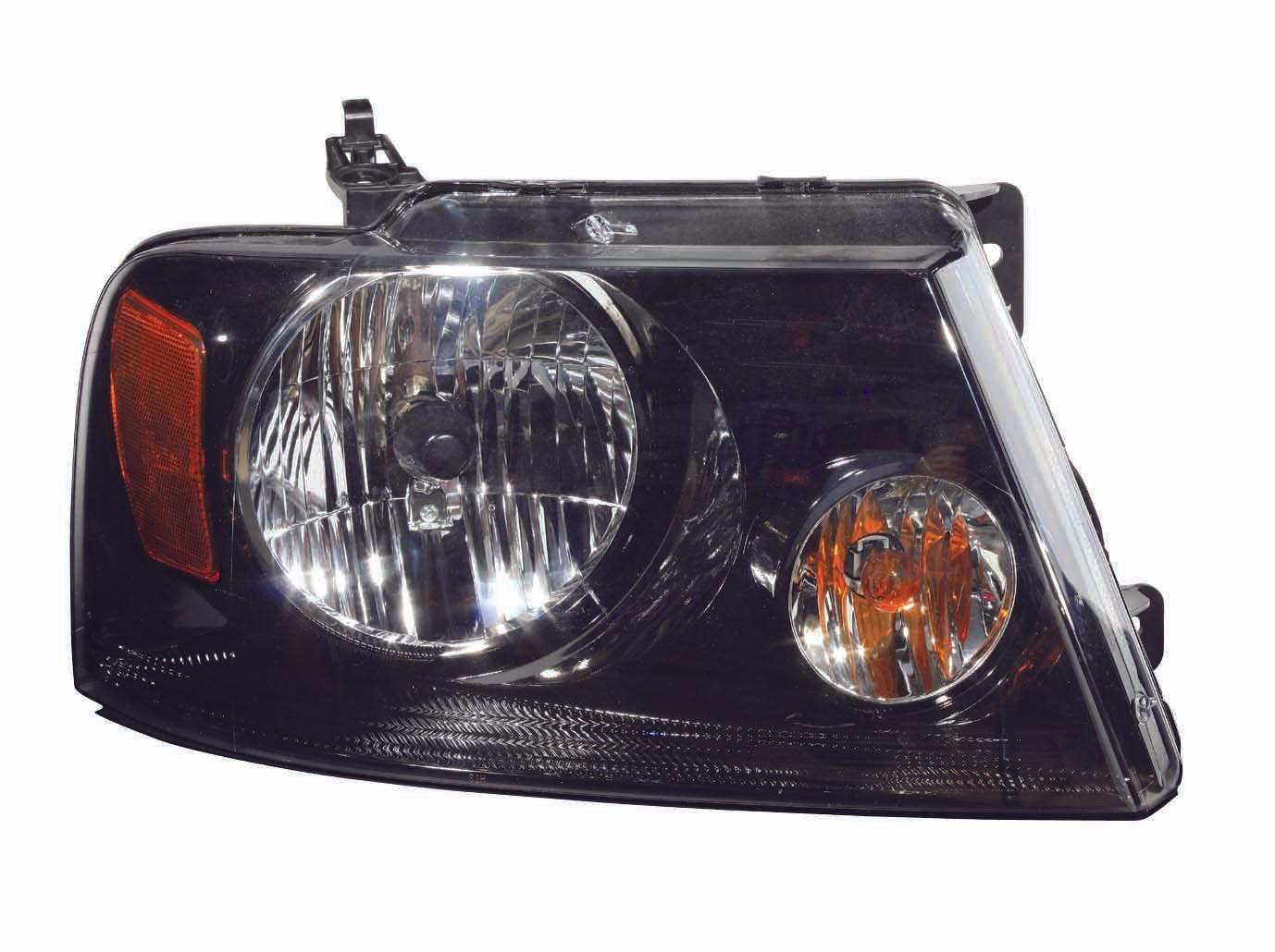 Phare avant côté passager pour Ford F150 2006-2008 avec contour noir, modèle Harley Davidson, qualité économique, FO2503247U
