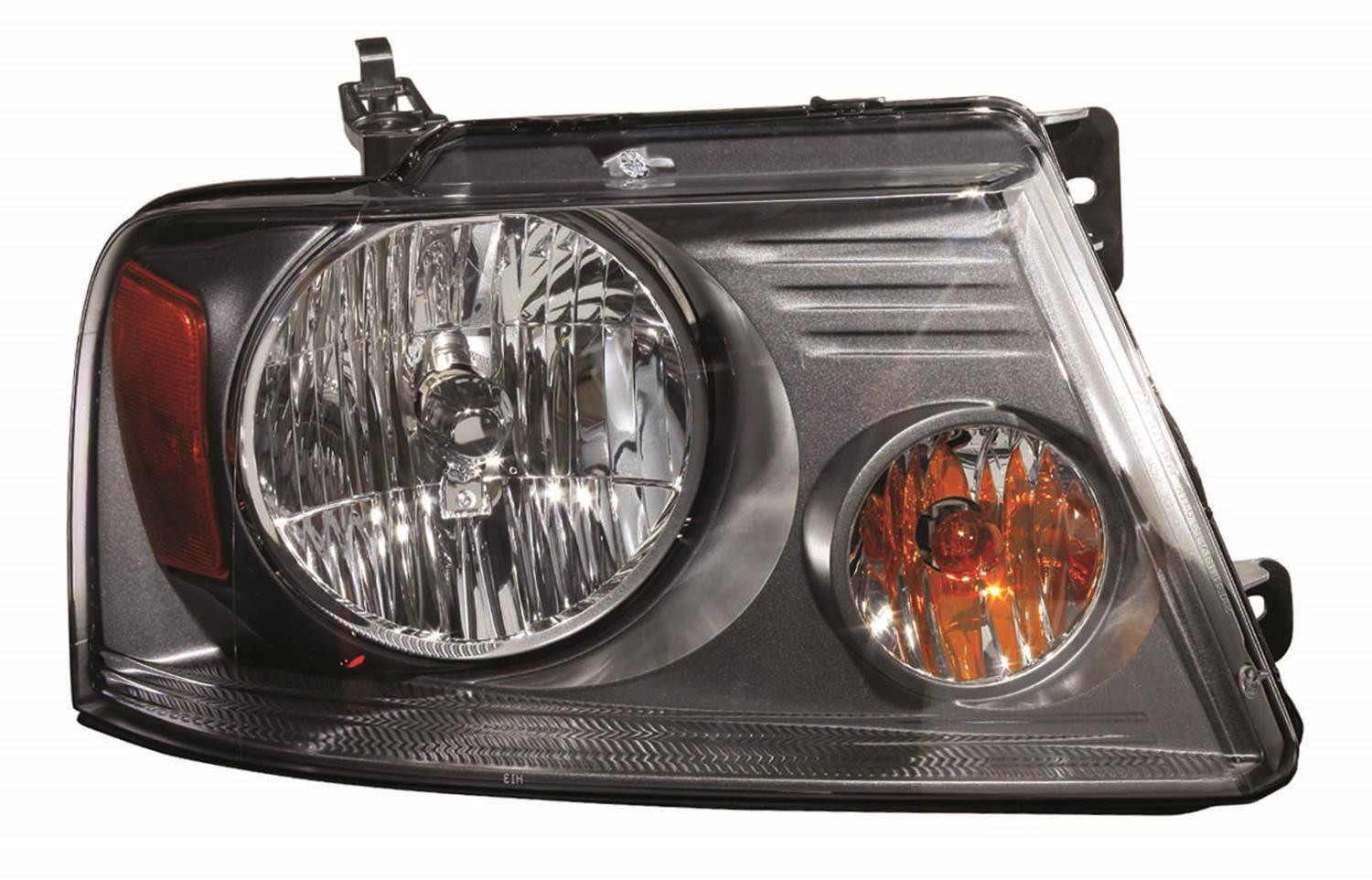 Phare avant côté passager pour Ford F150 2007-2008, fond gris moyen, qualité économique, FO2503248U