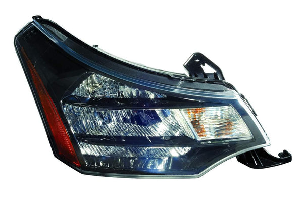 2009-2011 Ford Focus Head Lamp Passenger Side Black/Chrome Trim Coupe 09-10/Sedan Ses 10-11 High Quality