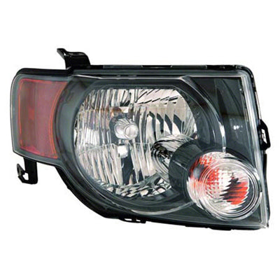 Phare avant côté passager pour Ford Escape 2009-2012 avec pack esthétique et capuchon à contour foncé, référence Fo2503278C - Hunt Parts