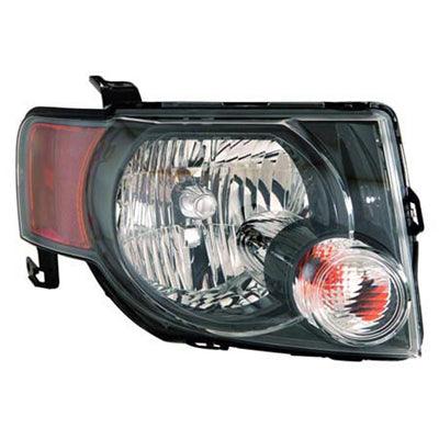 2009-2012 Ford Escape Head Lamp Passenger Side With Appearance Pkg With Dark Bezel High Quality