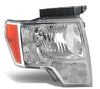 2009-2014 Ford F150 Head Lamp Passenger Side Except Harley Davidson Svt With Chrome Trim High Quality