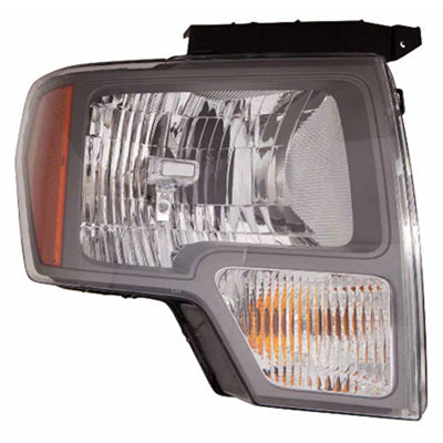 Phare avant côté passager pour Ford F150 2010, modèle FX2, garniture gris sterling, référence Fo2503297C - Hunt Parts