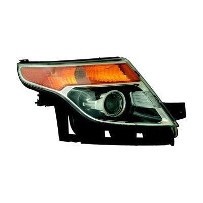 Phare avant côté passager pour Ford Explorer 2011-2015, culot halogène, modèles XLT/Limited, sans réglage, haute qualité, FO2503301