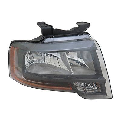 2015-2017 Ford Expedition Head Lamp Passenger Side Reflector Type Black Out High Quality