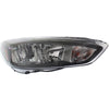 2015-2018 Ford Focus Head Lamp Passenger Side Black Bezel Without Drl Without Led Sedan/Hatch Back High Quality