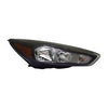 2015-2018 Ford Focus Head Lamp Passenger Side Halogen With Black Bezel/Led Drl High Quality
