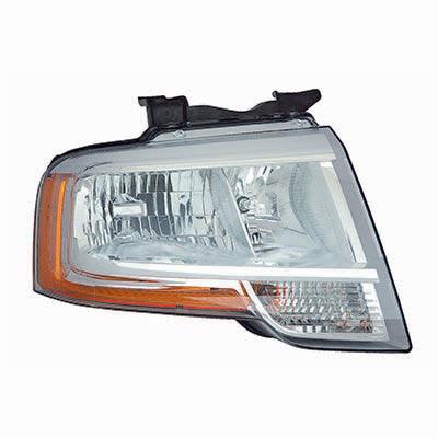 Phare avant côté passager pour Ford Expedition 2015-2017, sans projecteur ni réflecteur complexe, finition noire de haute qualité, FO2503346