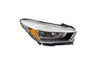2017-2019 Ford Escape Head Lamp Passenger Side Black Bezel With Led Accent High Quality