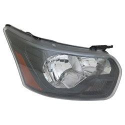 2016-2019 Ford Transit T-350Hd Cargo Head Lamp Passenger Side Without Logo With Black Bezel From 9/2/15 High Quality