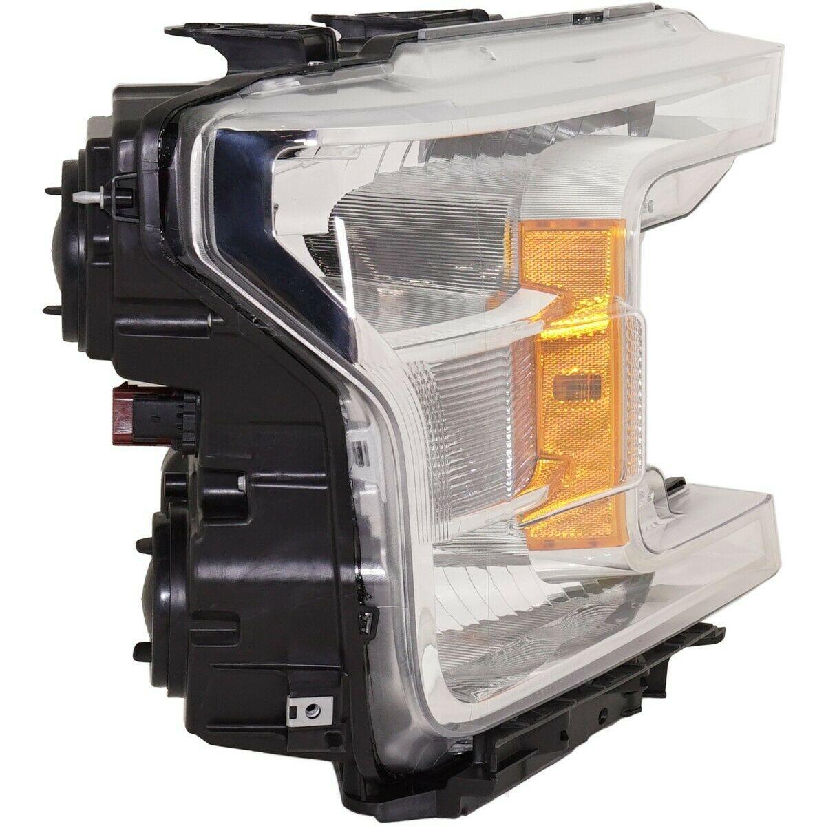 Phare avant côté passager pour Ford F150 2018-2020, halogène avec boîtier chromé, sans ampoule de niveau 4, qualité économique, FO2503372U
