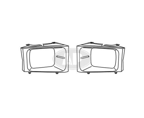 1999-2004 Ford F350 Head Lamp Bracket Driver Side Sealed Beam Type