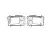 1999-2004 Ford F350 Head Lamp Bracket Driver Side Sealed Beam Type