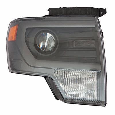 Phare avant gauche pour Ford F150 Raptor 2010-2014, finition grise, haute qualité, référence FO2518122
