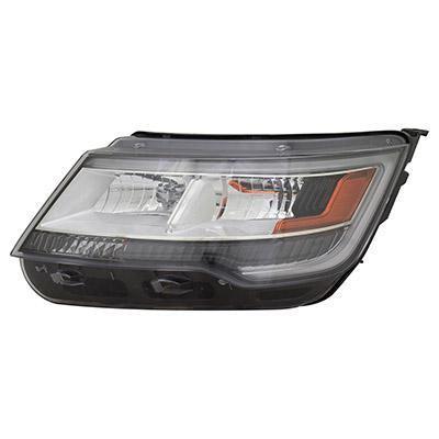 Phare avant gauche (côté conducteur) pour Ford Explorer Limited 2016-2018, modèle XLT/Limited/Platinum, LED, sans logo, haute qualité, FO2518130