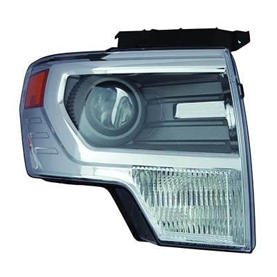 2013-2014 Ford F150 Head Lamp Passenger Side Hid Chrome High Quality