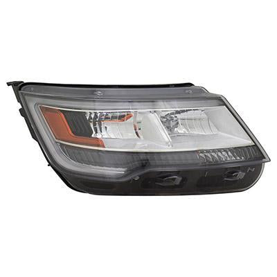 Head Lamp Passenger Side Ford Explorer 2016-2019 Led Xlt/Limited/Platinum Model Without Logo Capa , Fo2519130C