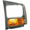 2006-2007 Ford F250 Signal Lamp Front Driver Side With Black Trim Ring High Quality