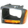 2006-2007 Ford F350 Signal Lamp Front Driver Side With Black Trim Ring High Quality