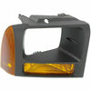 2006-2007 Ford F250 Signal Lamp Front Passenger Side With Black Trim Ring High Quality