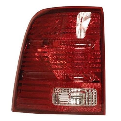 2002-2005 Ford Explorer Tail Lamp Driver Side Exclude Sport-Trac