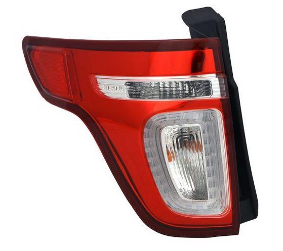2011-2015 Ford Explorer Limited Tail Lamp Driver Side Red Lens With Led High Quality