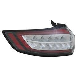 2015-2018 Ford Edge Tail Lamp Driver Side Without Level 2 Trim Se/Sel Model