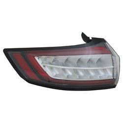 Tail Lamp Driver Side Ford Edge 2015-2018 Without Level 2 Trim Se/Sel Model Capa , Fo2800243C