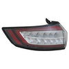 Tail Lamp Driver Side Ford Edge 2015-2018 Without Level 2 Trim Se/Sel Model Capa , Fo2800243C