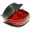 2000-2011 Ford Crown Victoria Tail Lamp Passenger Side (Black Moulding-2 Bulb-Red) High Quality